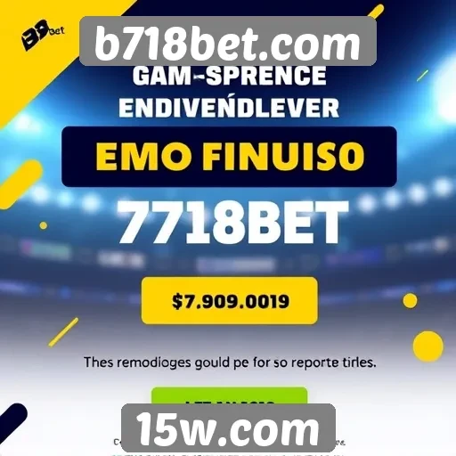 Plataforma B718bet.com apresenta promoções para novos jogadores